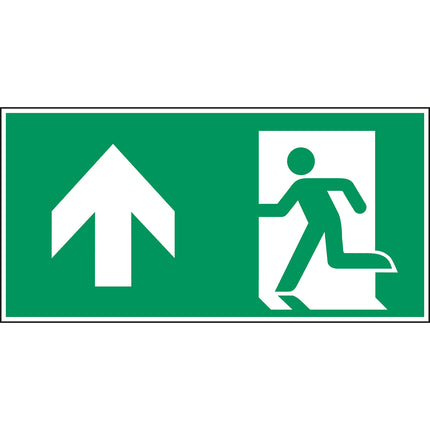 ISO Safety Sign  Emergency exit left