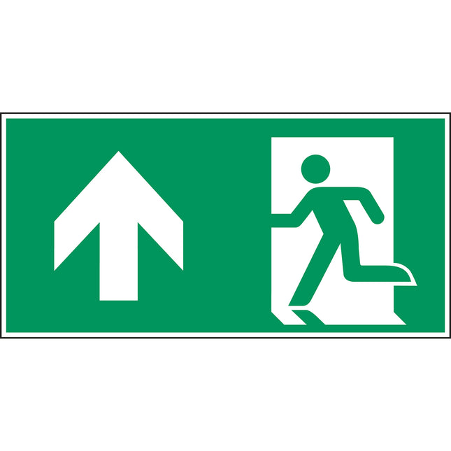 ISO Safety Sign  Emergency exit left