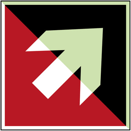 Glowinthedark safety sign