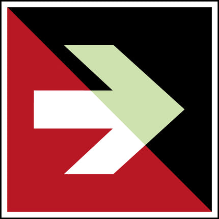 Glowinthedark safety sign