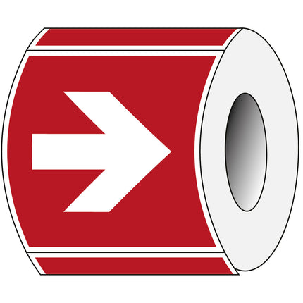 ISO Safety Sign  Direction arrow  45 degree fire fighting
