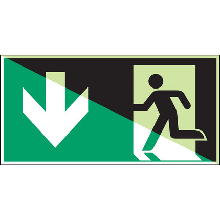 ISO Safety Sign Emergency Exit left Safety Sign