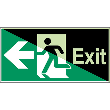 Glowinthedark safety sign