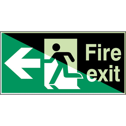 Glowinthedark safety sign