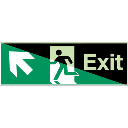 Glowinthedark safety sign