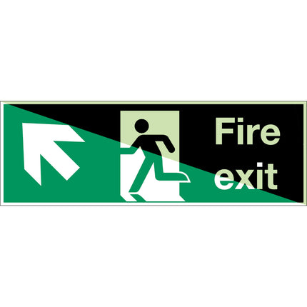 Glowinthedark safety sign