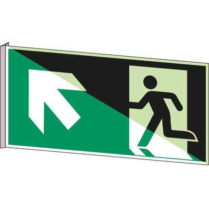 Glowinthedark safety sign