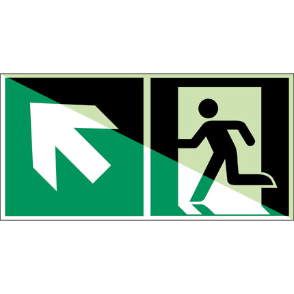Glowinthedark safety sign