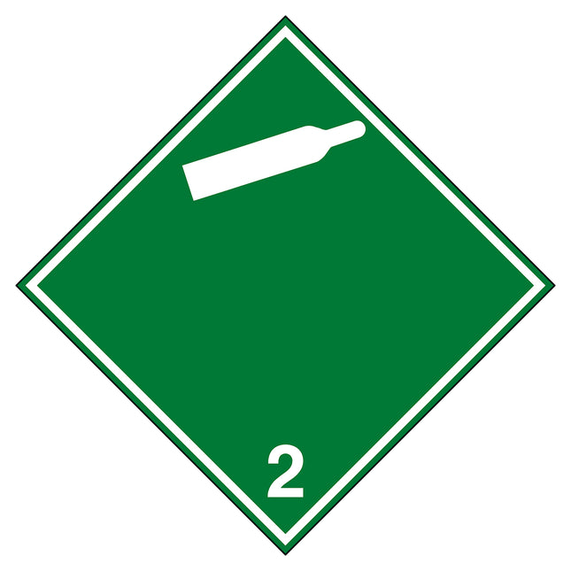 Transport Sign  ADR 22A  Nonflammable nontoxic gas