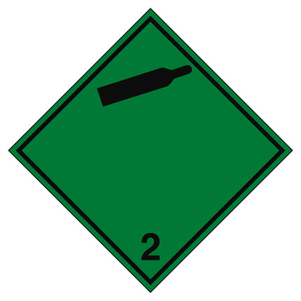 Transport Sign  ADR 22B  Nonflammable non toxic gas