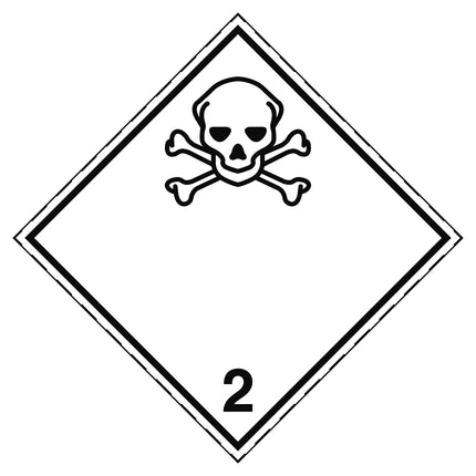 Transport Sign  ADR 23  Toxic gas