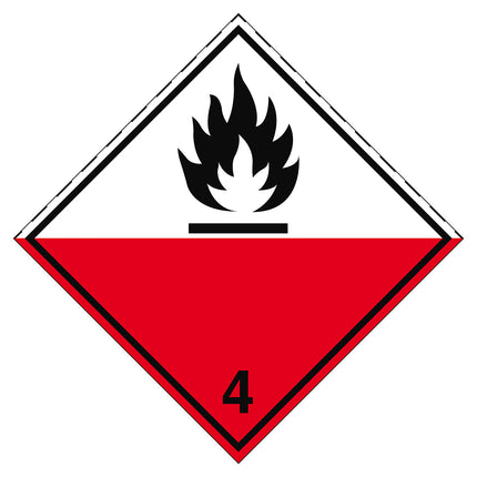 Transport Sign  ADR 42  Spontaneous ignition