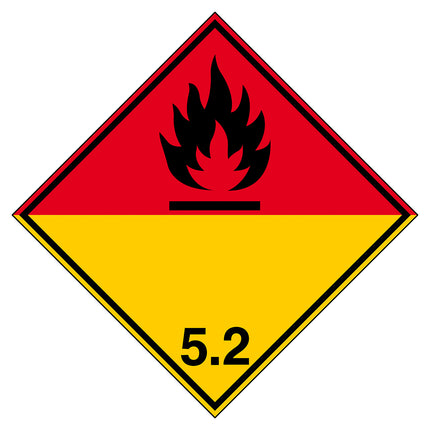 Transport Sign  ADR 52  Organic peroxide