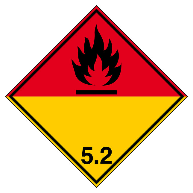 Transport Sign  ADR 52  Organic peroxide