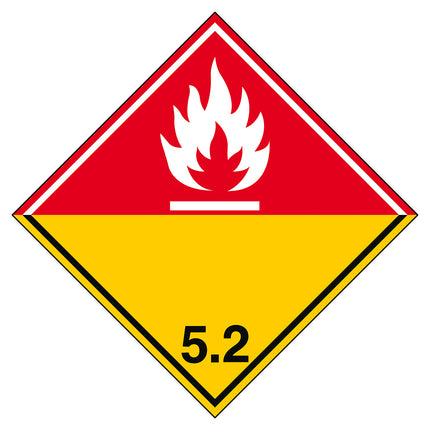 Transport Sign  ADR 52  Organic peroxide
