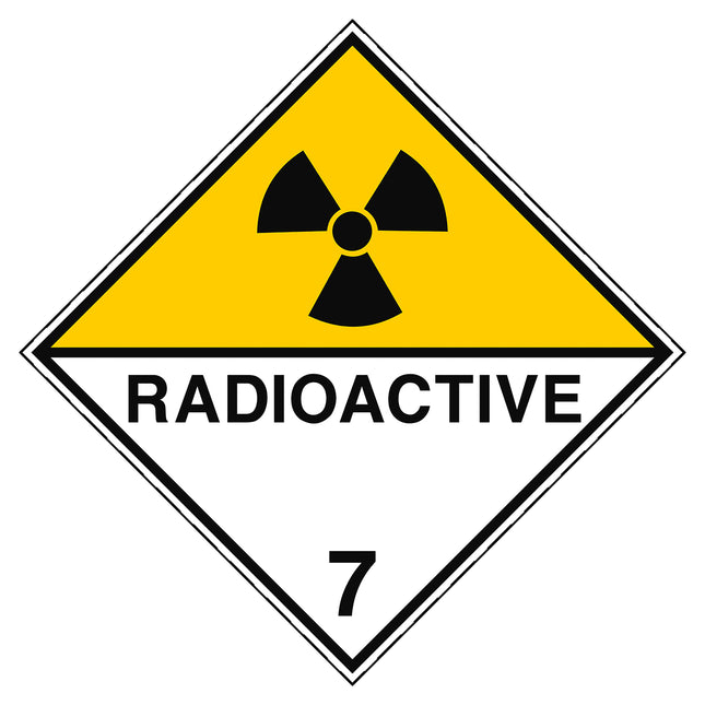 Transport Sign  ADR 7DA  Radioactive 7DA
