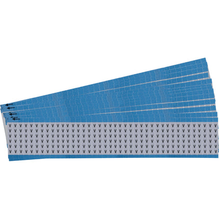 Upper Case Alphabetical Aluminium Wire Marking Cards