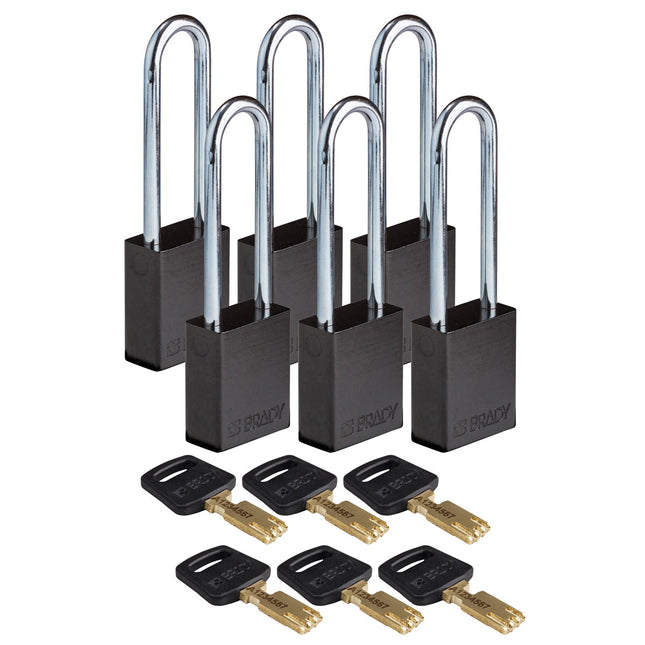 SafeKey Aluminum Lockout Padlocks