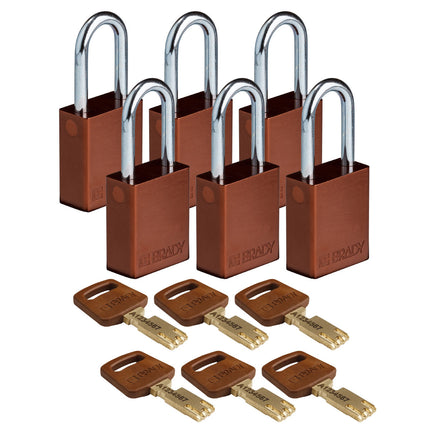 SafeKey Aluminum Lockout Padlocks