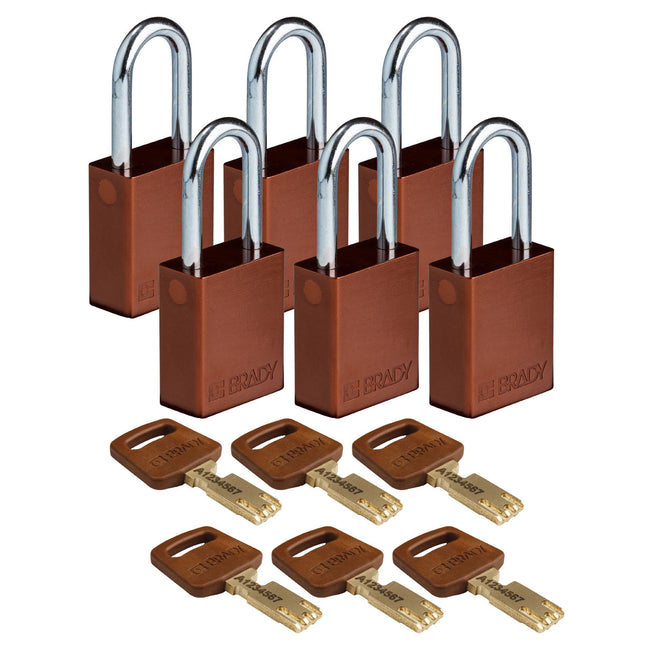 SafeKey Aluminum Lockout Padlocks