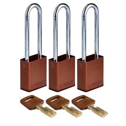 SafeKey Aluminum Lockout Padlocks