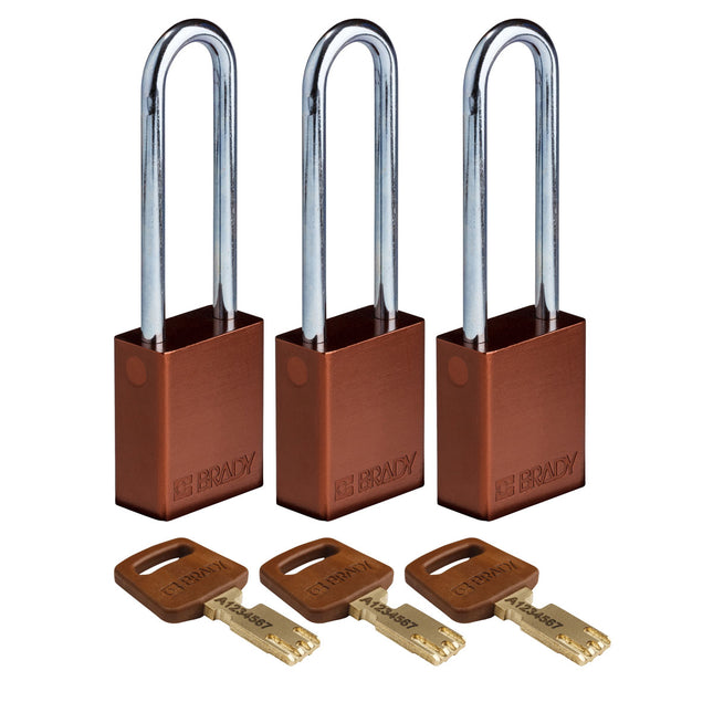 SafeKey Aluminum Lockout Padlocks