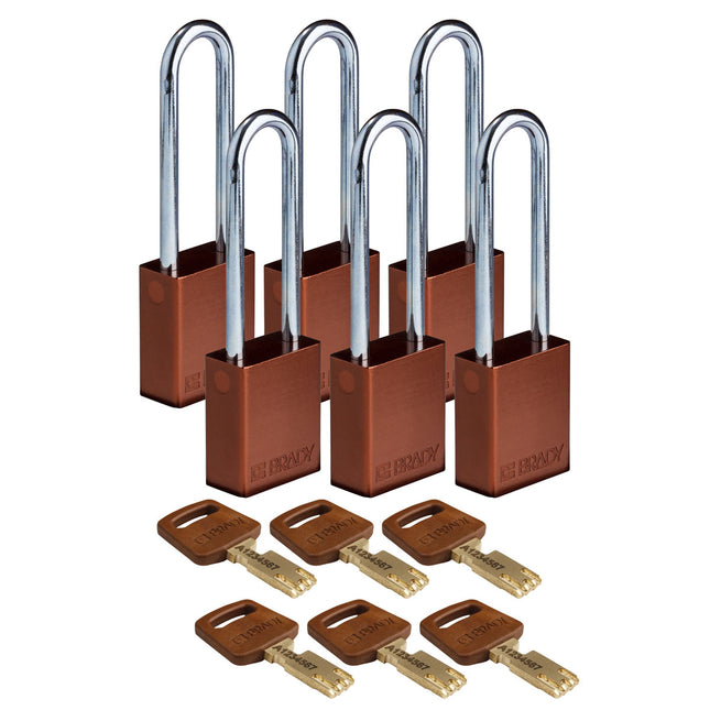 SafeKey Aluminum Lockout Padlocks