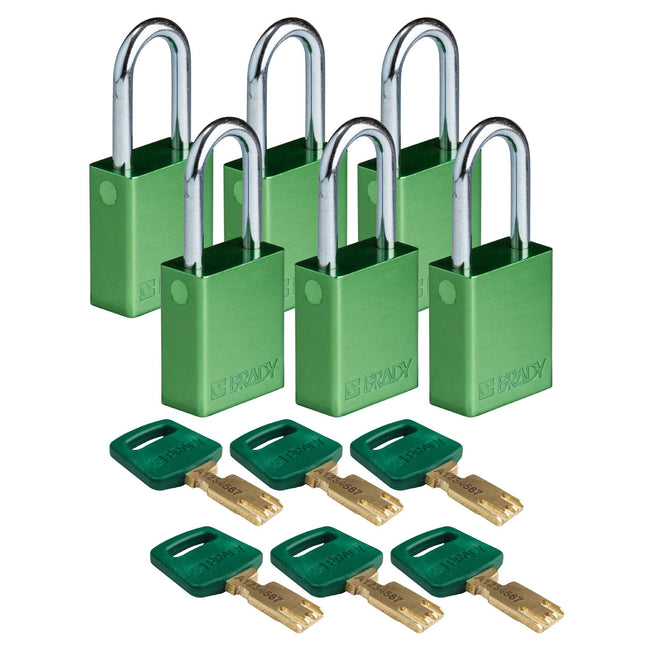 SafeKey Aluminum Lockout Padlocks