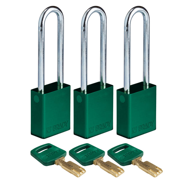 SafeKey Aluminum Lockout Padlocks