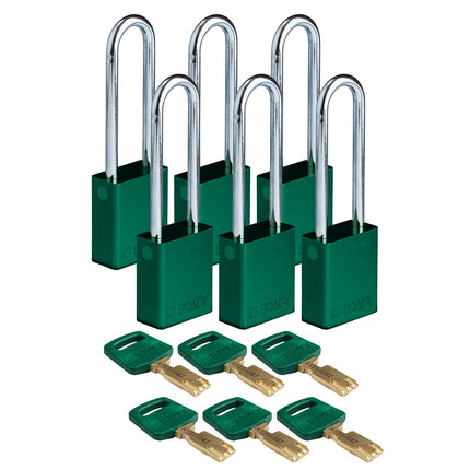 SafeKey Aluminum Lockout Padlocks