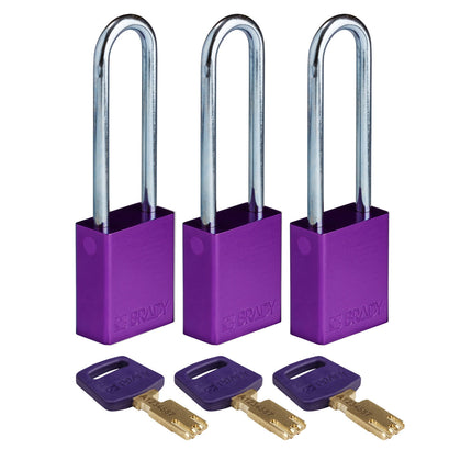 SafeKey Aluminum Lockout Padlocks