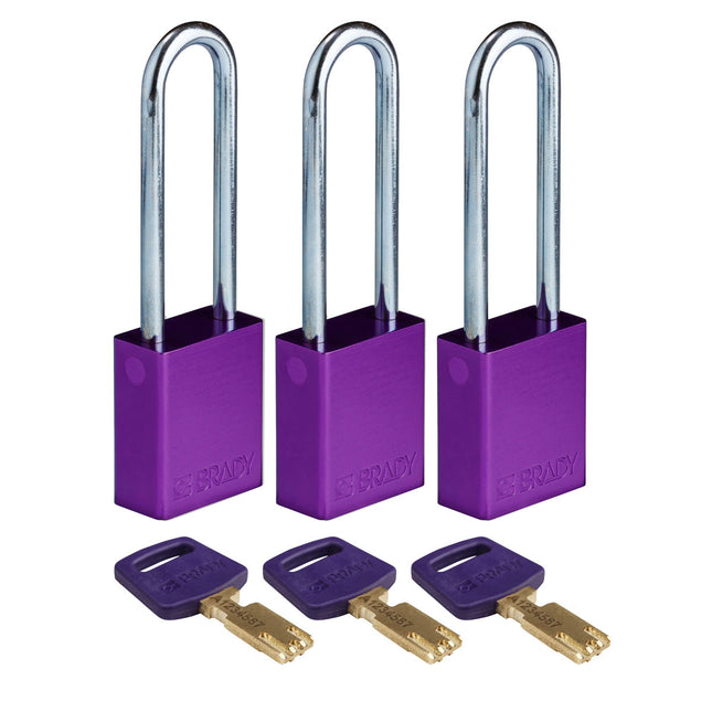 SafeKey Aluminum Lockout Padlocks