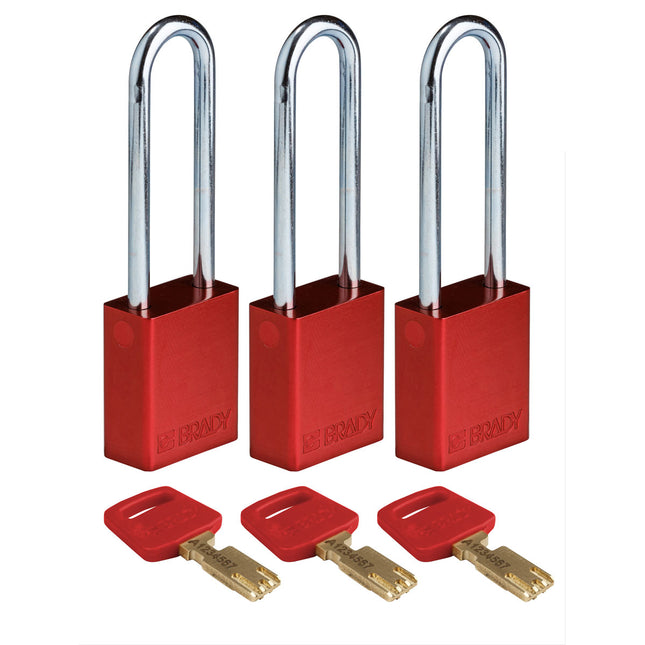 SafeKey Aluminum Lockout Padlocks