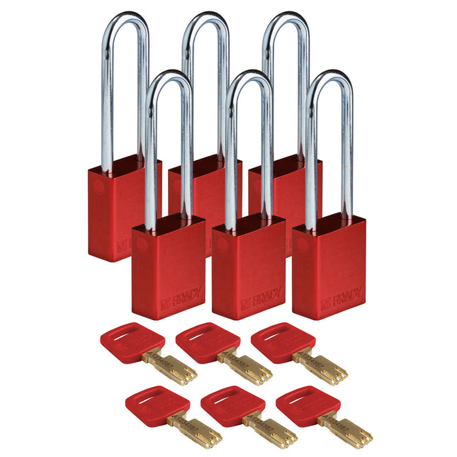 SafeKey Aluminum Lockout Padlocks