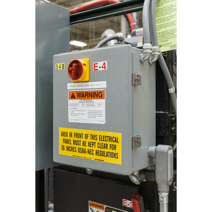 BBP85 General Purpose PrePrinted ANSI WARNING Vinyl Labels