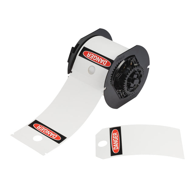 LOTO Tags  OSHA DANGER Printable Front Blank Back for B30 Printers