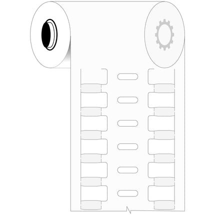Rigid DuraSleeve Wire Marking Inserts for i3300 Printers