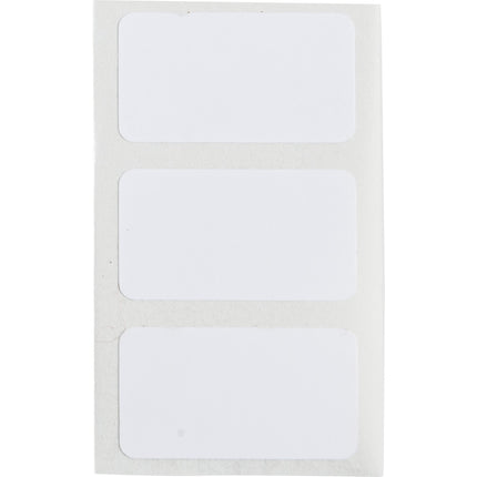 B33 Series Flexible White Polyester with Permanent Rubberbased Adhesive Labels