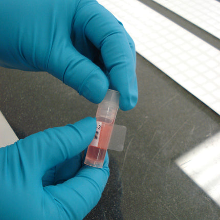 25 mm Small Core Selflaminating Polyester Cryogenic Laboratory Labels