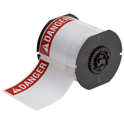 B33 Series High Adhesion Glossy Polyester Preprinted Danger Labels