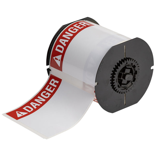 B33 Series High Adhesion Glossy Polyester Preprinted Danger Labels