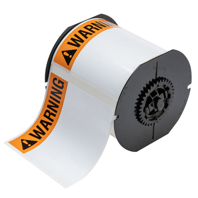 B33 Series High Adhesion Glossy Polyester Preprinted Warning Labels
