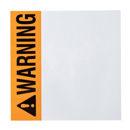 B33 Series High Adhesion Glossy Polyester Preprinted Warning Labels