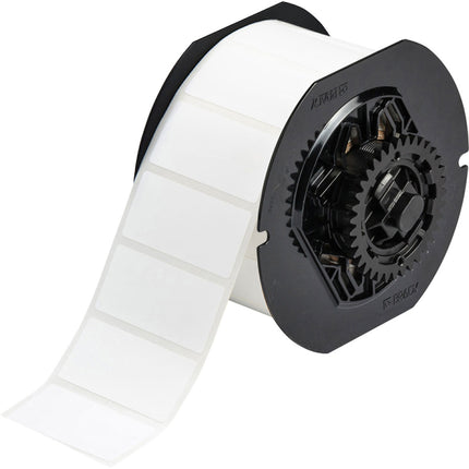 B33 Series Flexible White Polyester with Permanent Rubberbased Adhesive Labels