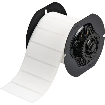 B33 Series Matt White Polyester Labels with min 25 recycled content