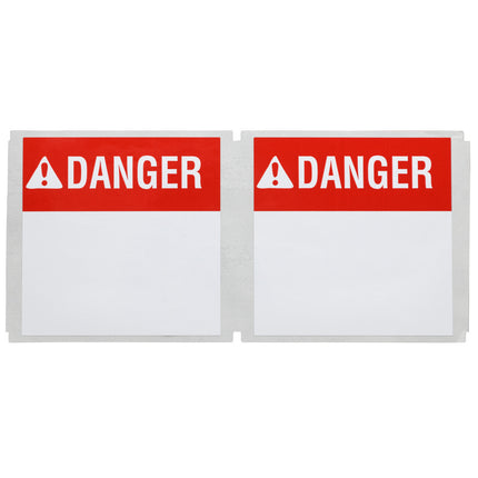 B33 Series High Adhesion Glossy Polyester Preprinted Danger Labels