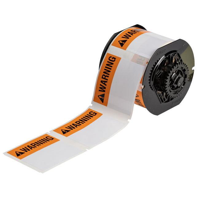 B33 Series High Adhesion Glossy Polyester Preprinted Warning Labels