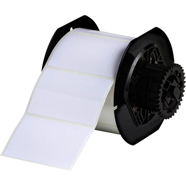 B33 Series Glossy White Polyester Component and Barcode Labels