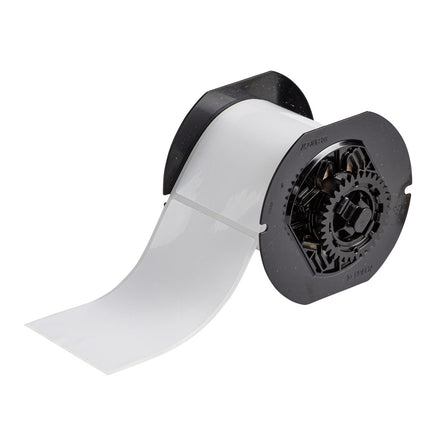 B33 Series Glossy White Polyester Component and Barcode Labels