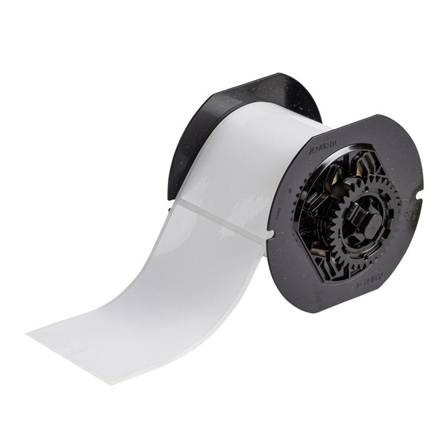 B33 Series Glossy White Polyester Component and Barcode Labels